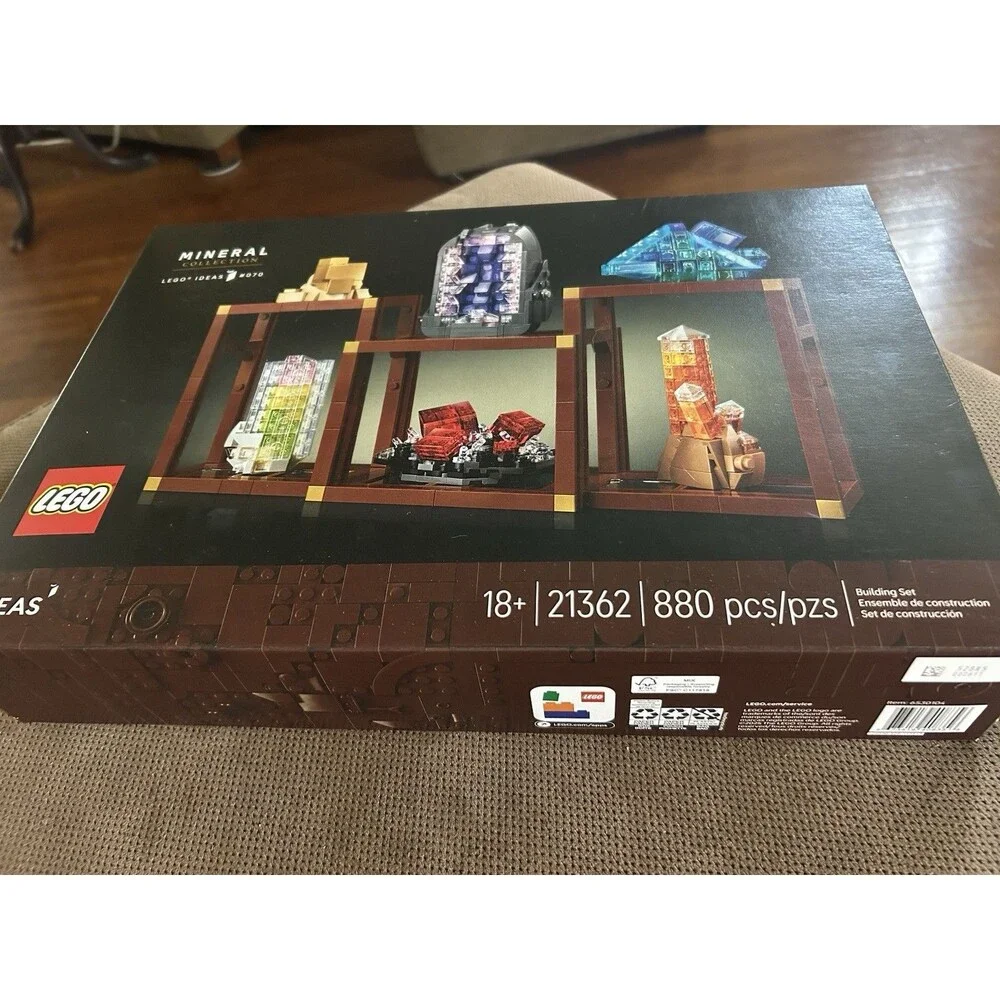 Lego Ideas Mineral Collection Set #070 New In Box Sealed Toy 21362